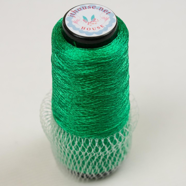 JThouse Italian Viscose Yarn - Green, 50g, 750m, Soft & Silky for Lace Projects