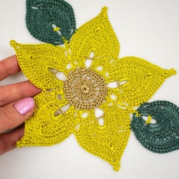 Flower Floria Crochet Pattern: Stunning 5-Petal Motif with Tutorial, Diagrams & Video Guide - Perfect for Elegant Designs!