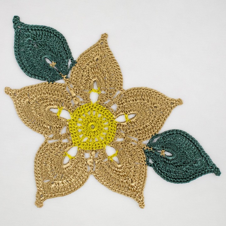 Flower Floria Crochet Pattern: Stunning 5-Petal Motif with Tutorial, Diagrams & Video Guide - Perfect for Elegant Designs!