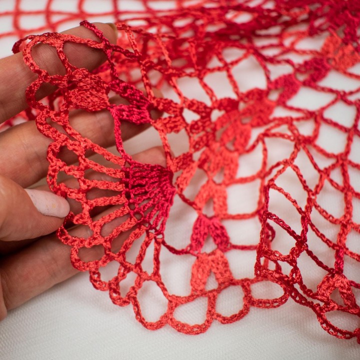 DIY Crochet Dress Kit "Secrets of Dress Martinica" with Italian Viscose Yarn, Pattern, and Tutorials